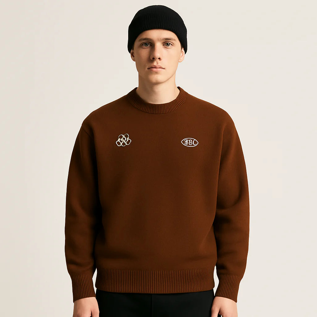 Veloura Knit - Brown