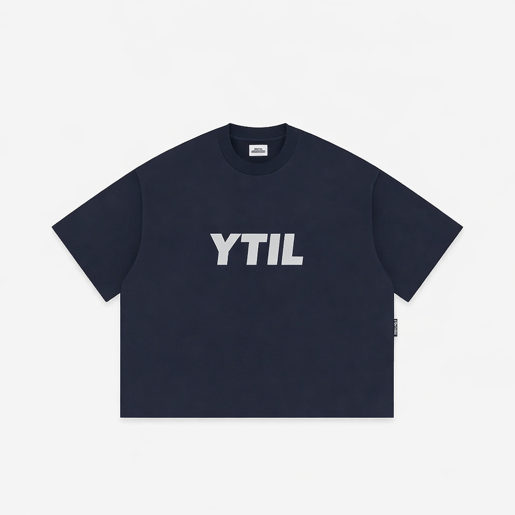 Veloura Tee - Navy Blue