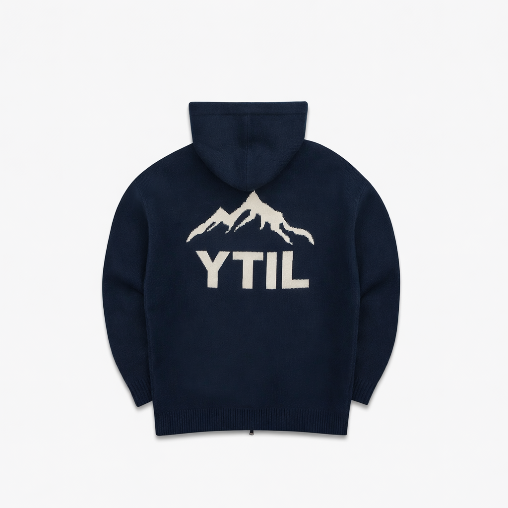 Veloura Hoodie - Navy Blue