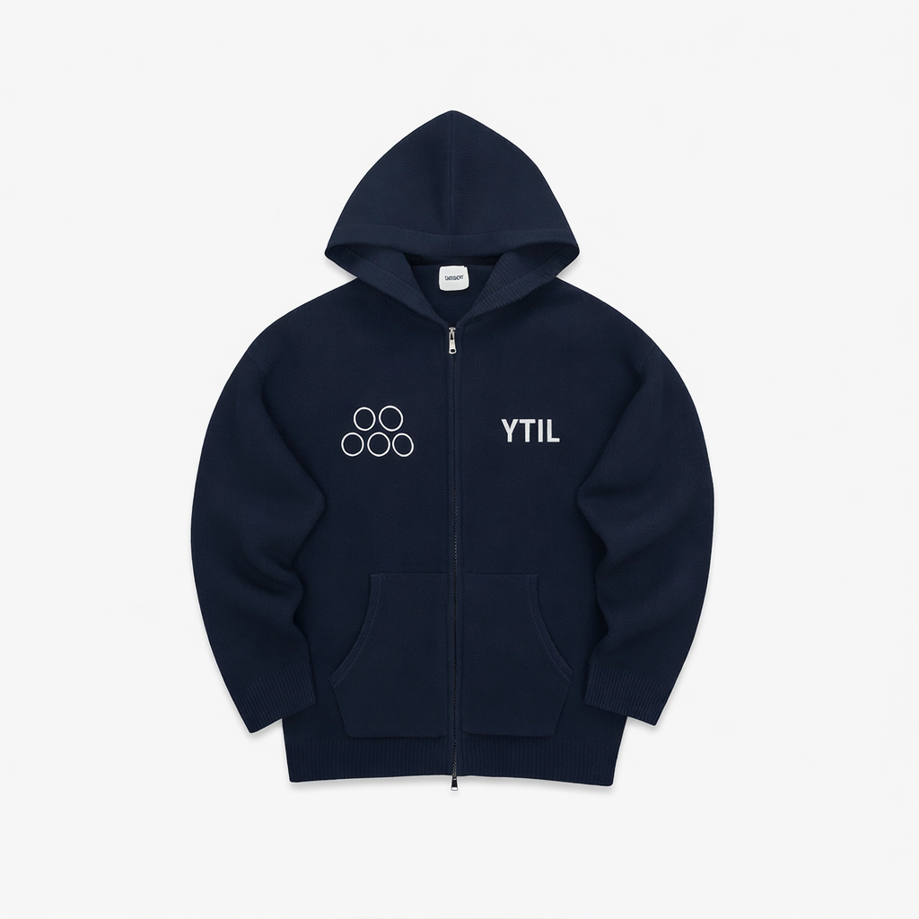 Veloura Hoodie - Navy Blue