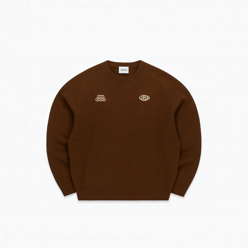 Veloura Knit - Brown